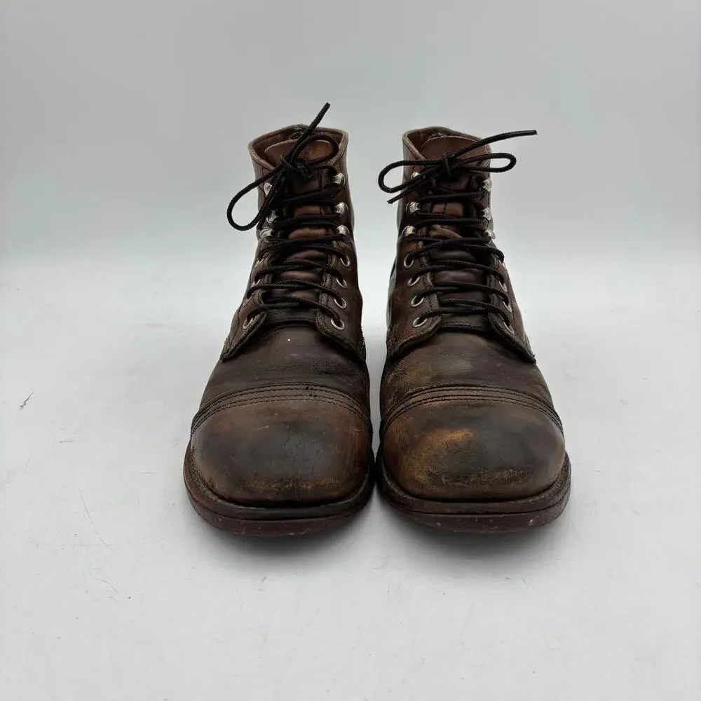 Red Wing 8111 Heritage Iron Ranger 6 Inch Work Boots Men's 7.5D Workwear